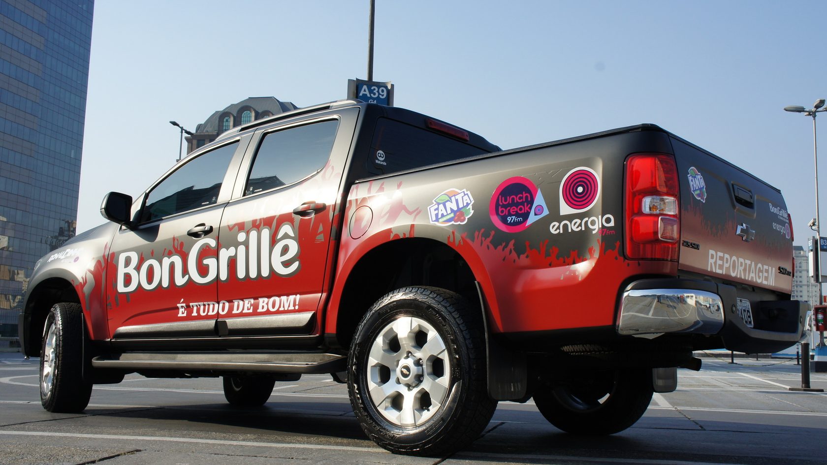 BonGrillê, envelopamento promocional
